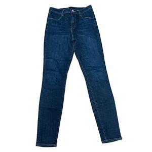 J Brand Women Maria Dark Wash Skinny Blue Jeans Size 29 High Waist Classic Denim
